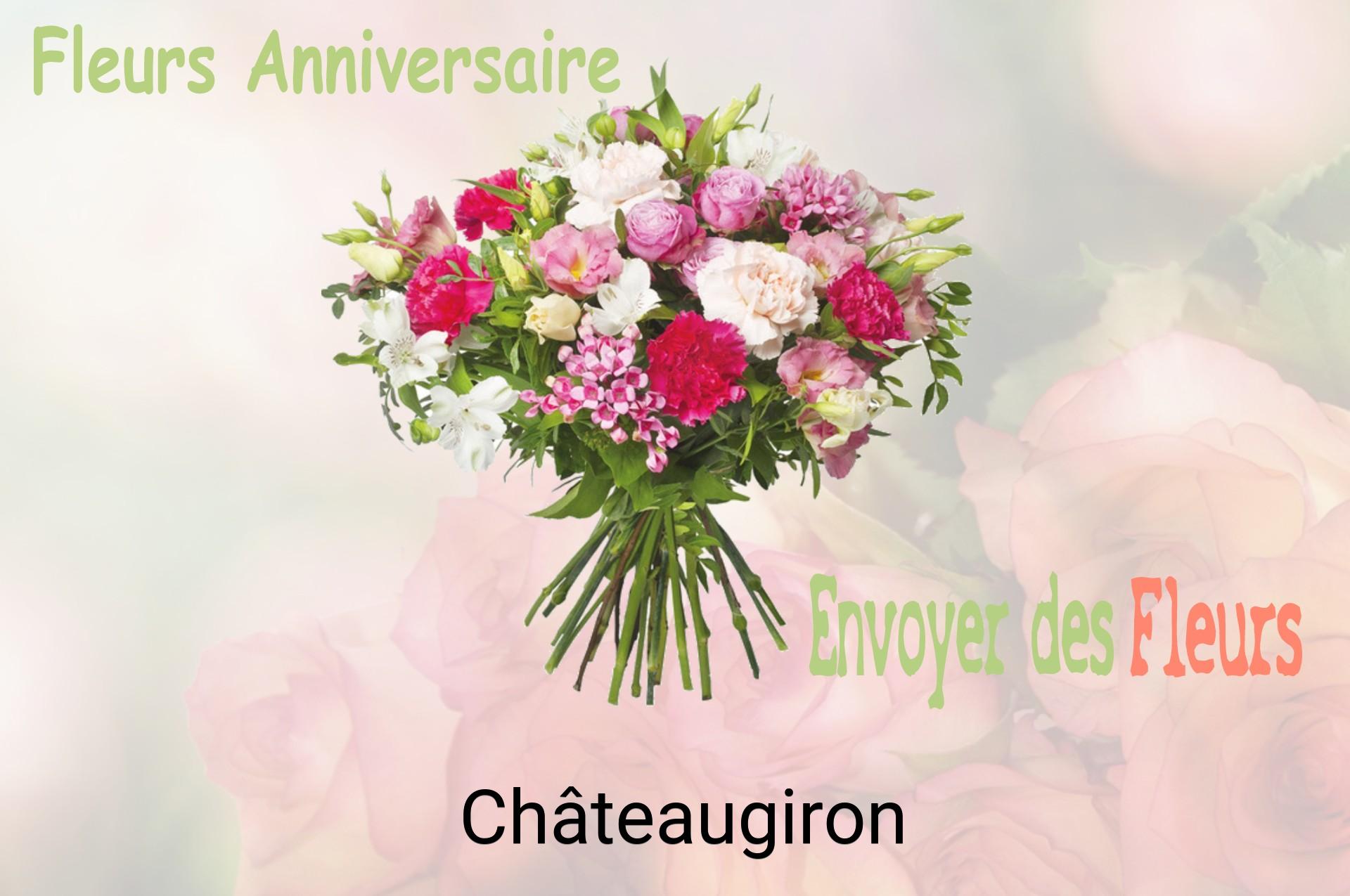 Bouquet de fleurs d’anniversaire livré à Châteaugiron